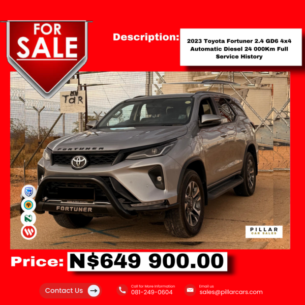 2023 Toyota Fortuner 2.4 GD6 4x4 A/T