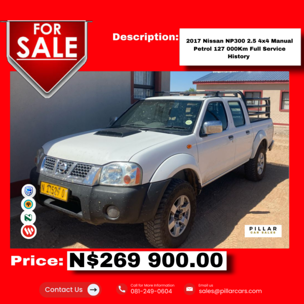 2017 Nissan NP300 2.5 4x4 M/T