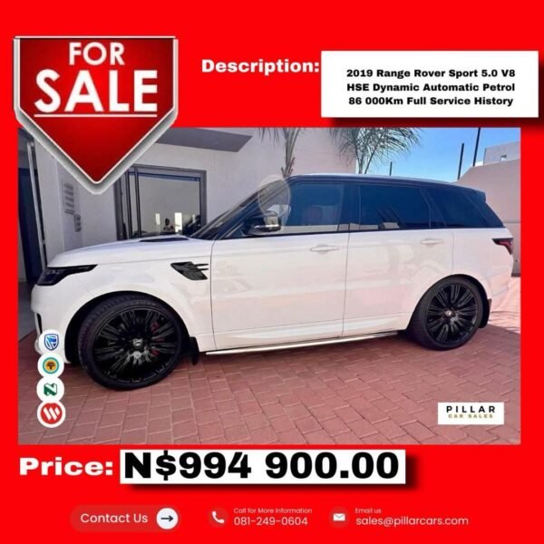 2019 Range Rover Sport 5.0 V8 HSE Dynamic A/T