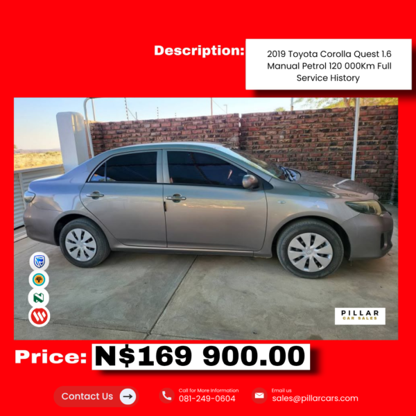 2019 Toyota Corolla Quest 1.6 M/T