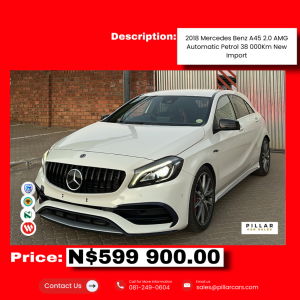2018 Mercedes Benz A45 AMG 2.0
