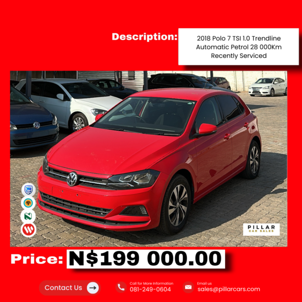 2018 Polo 7 TSI 1.0 Trendline DSG New Import