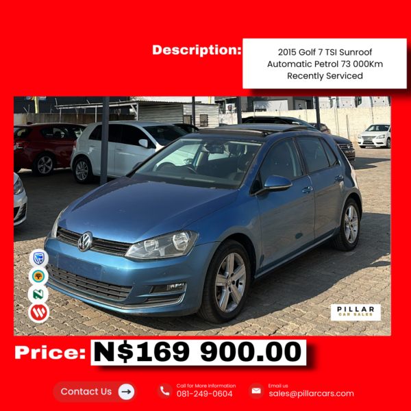 2015 VW Golf 7 TSI Sunroof New Import