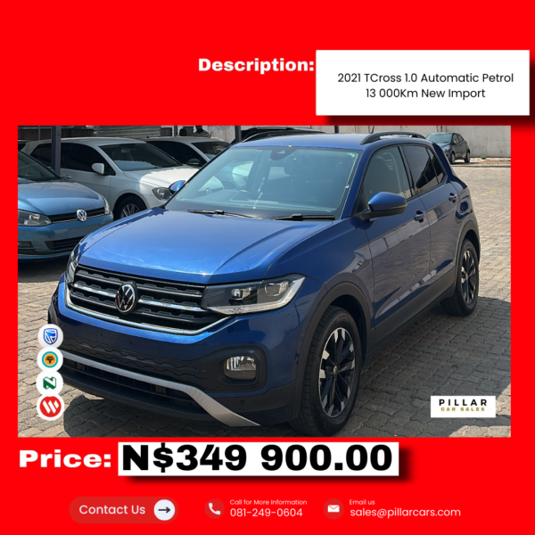 2021 VW T-Cross 1.0